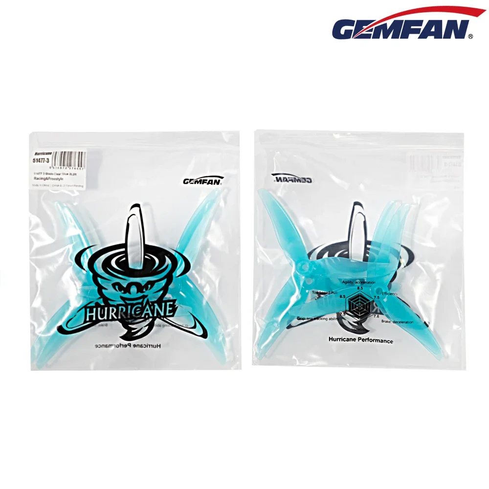 Drone Racing Propeller - 10Pairs (10CW + 10CCW) Gemfan JB