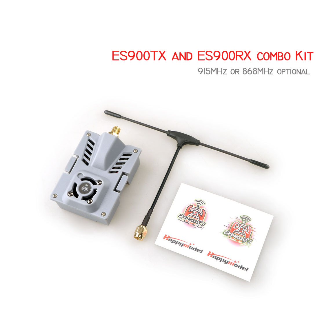 Drone Racing Receiver - Happymodel RC ELRS Micro ES900RX（Receiver）ES900TX（Module）Combo Kit