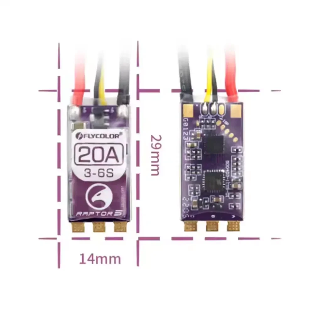 FLYCOLOR Raptor 5 20A 35A 45A  - đánh giá và giá Drone Racing Esc