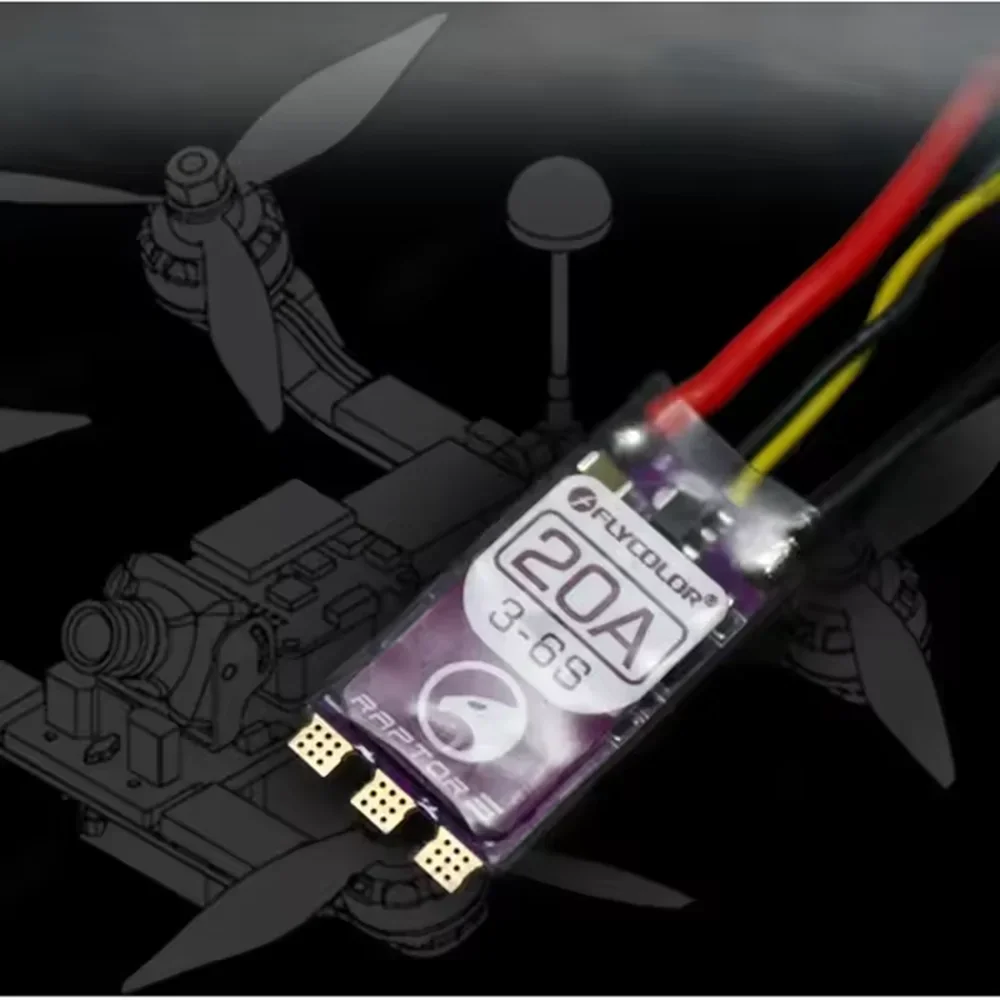 FLYCOLOR Raptor 5 20A 35A 45A  - đánh giá và giá Drone Racing Esc