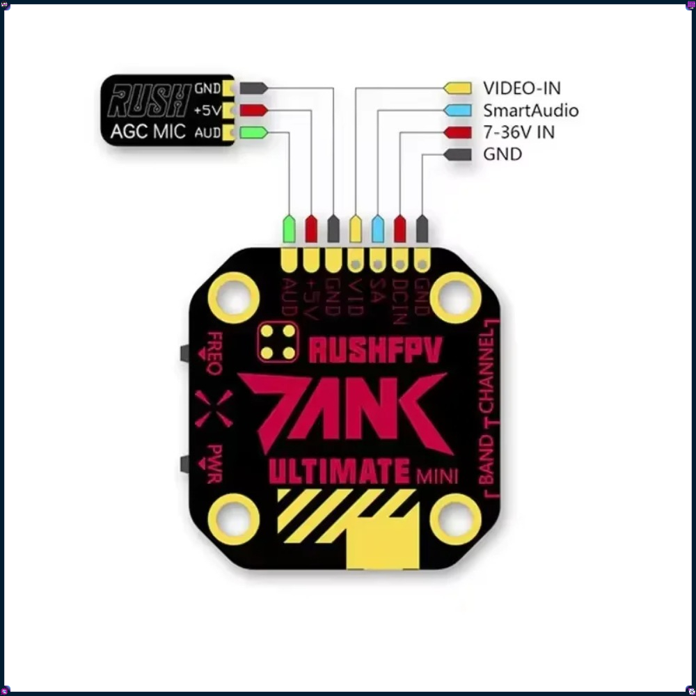Rush Cherry FPV Stubby Antenna - đánh giá và giá Drone Racing Receiver