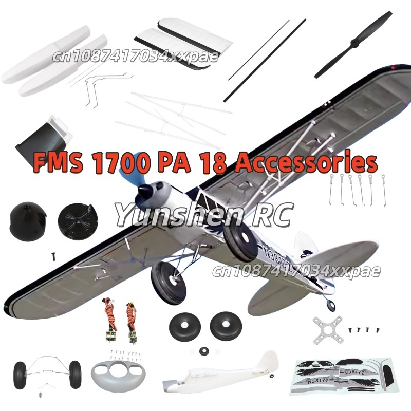 FMS RC Plane Decals For 1700mm - đánh giá và giá Drone Racing Motor