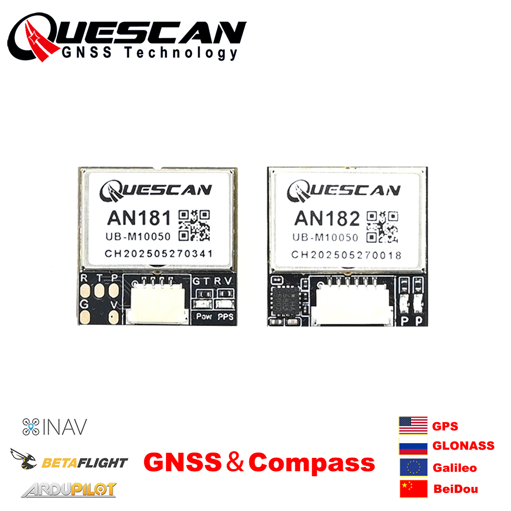 QUESCAN 18mm M10 GPS GNSS Modu - đánh giá và giá Drone Racing Flight Controller