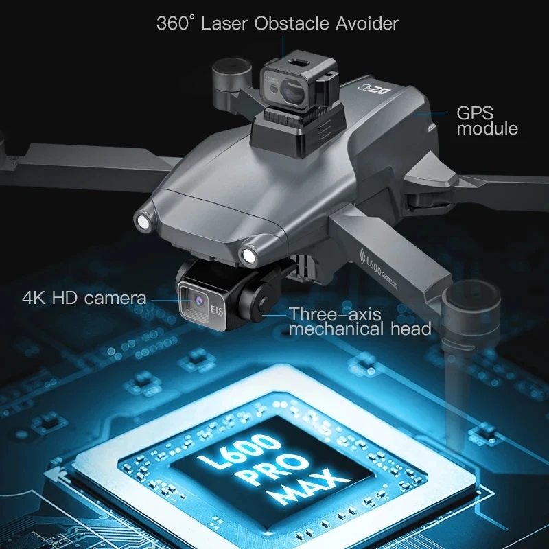 L600 PRO MAX GPS Drone Profess - đánh giá và giá Drone Racing Camera
