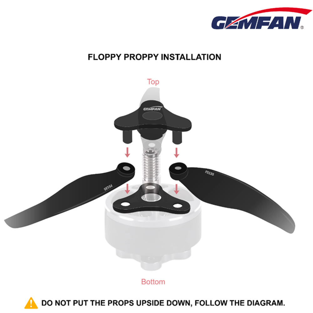 Folding Propeller 5135 Gemfan  - đánh giá và giá Drone Racing Esc