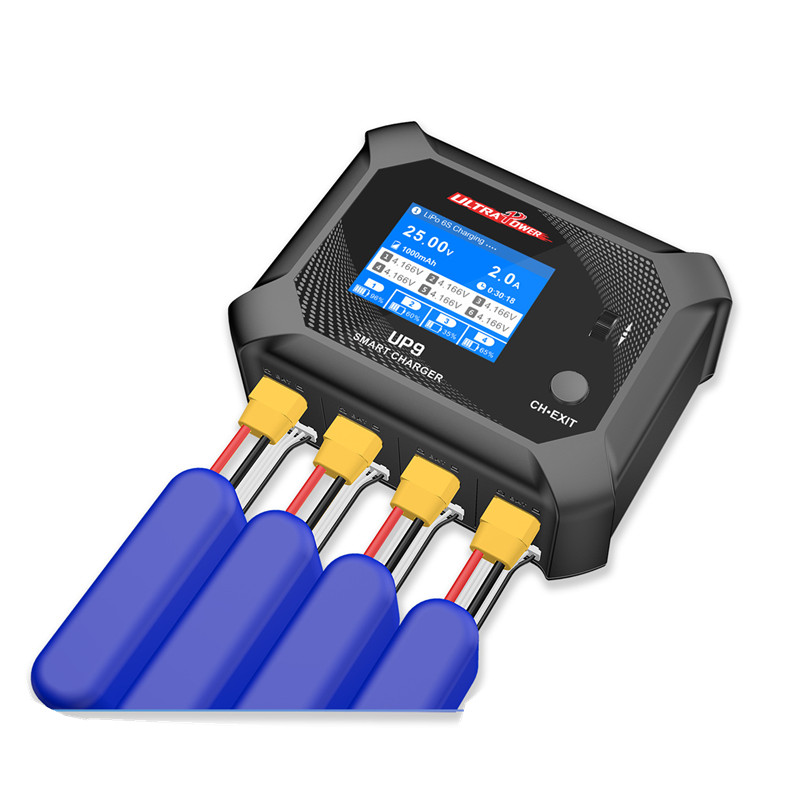 ULTRA POWER UP9 AC 100W DC 200 - đánh giá và giá Drone Racing Charger