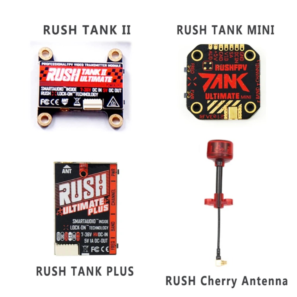 RUSH TANK Ultimate II/Mini/ PL - đánh giá và giá Drone Racing Receiver