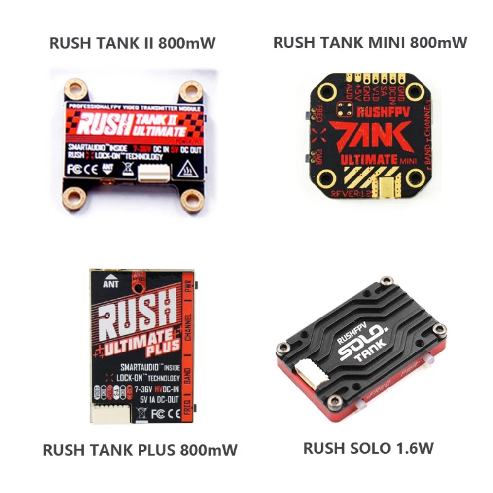 RUSH TANK Ultimate II/Mini/ PL - đánh giá và giá Drone Racing Receiver