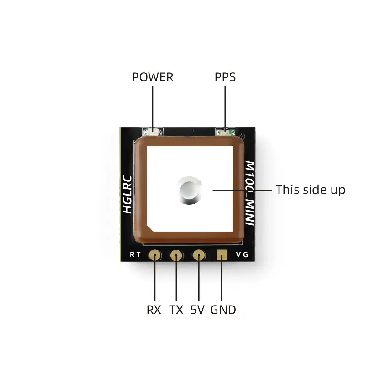 HGLRC M100 Mini GPS Module M10 - đánh giá và giá Drone Racing Antenna