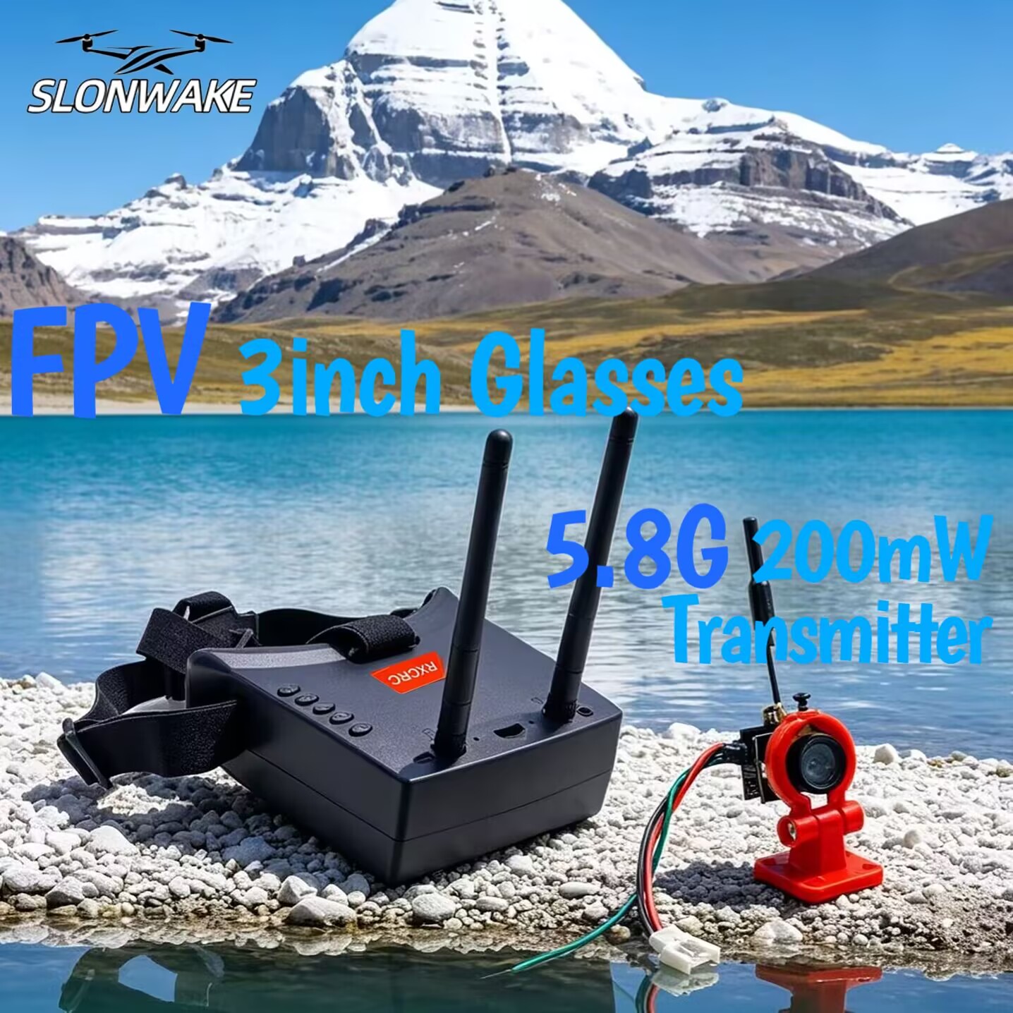 SLONWAKE 5.8G Analog VTX Trans - đánh giá và giá Drone Racing Camera