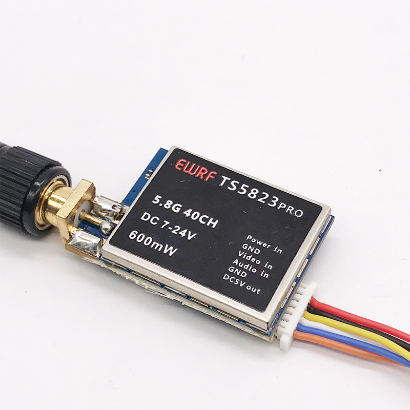 EWRF TS5823 Pro 200mW/600mW Vi - đánh giá và giá Drone Racing Vtx