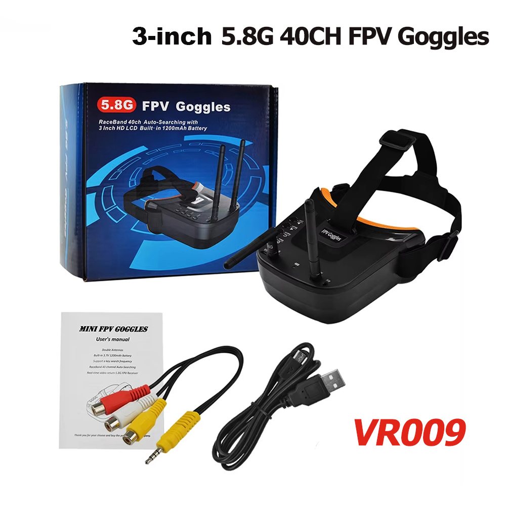 VR009 FPV Video Goggles 3Inch  - đánh giá và giá Drone Racing Goggles