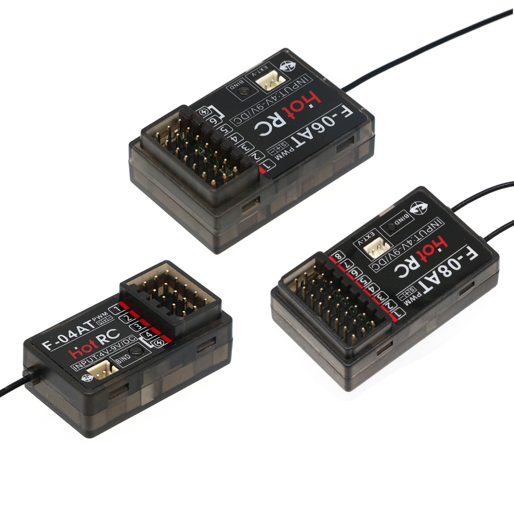 HOTRC 2.4Ghz F-04A F-06A F-08A - đánh giá và giá Drone Racing Receiver